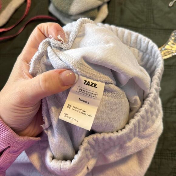TAZE terry cloth sweatpants // Medium - Picture 6 of 6